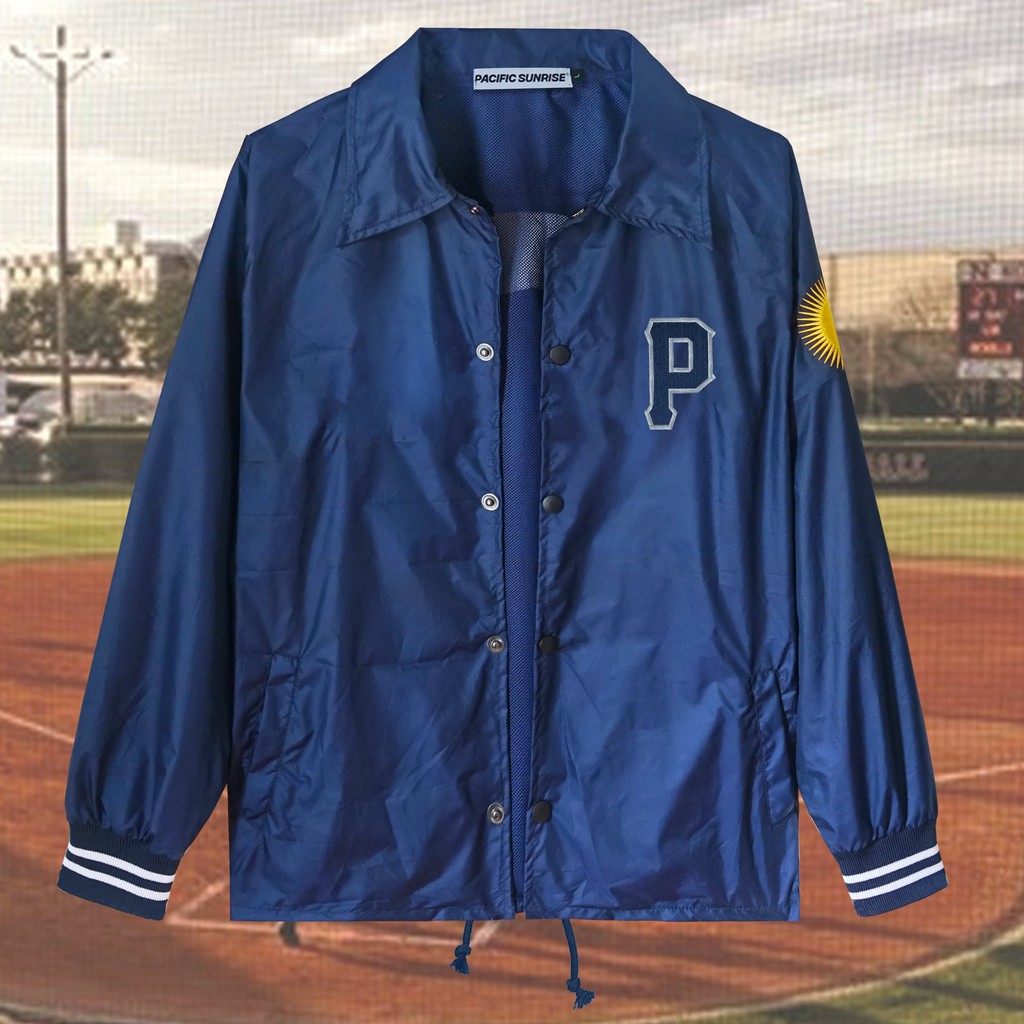 Jual COACH JACKET NAVY ‘BALLPARK NAVY COACH JACKET’ PACIFIC SUNRISE Shopee Indonesia