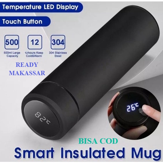 Jual ADA INDIKATOR SUHU ! LED TEMPERATURE DISPLAY SMART CUP TUMBLER