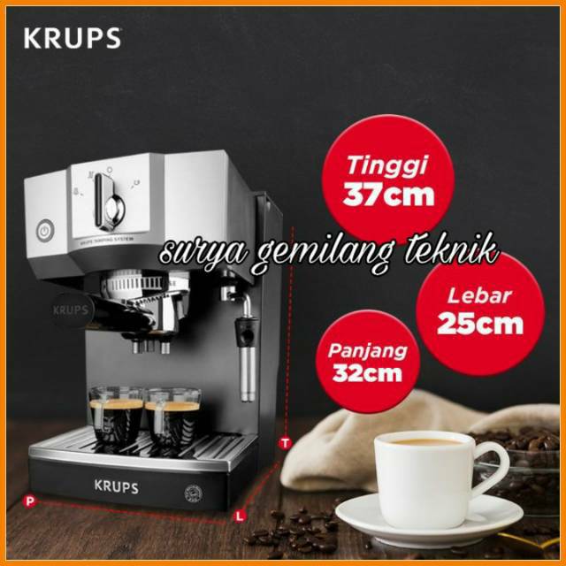 Jual MESIN KOPI COFFE MAKER KRUPS XP 5620 ESPRESSO XP5620 Shopee