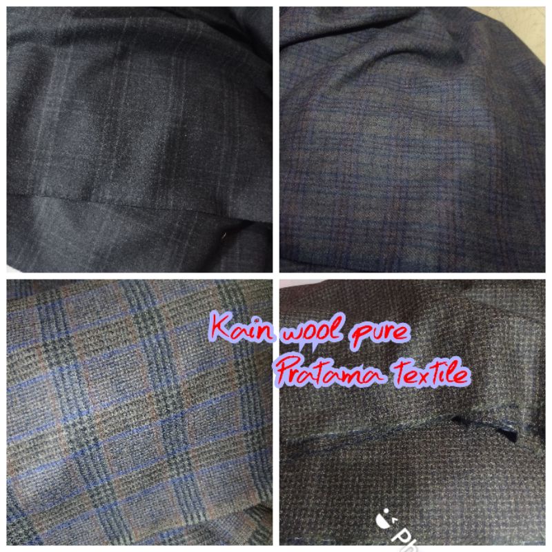 Jual Kain Wool Pure Tebal. Kain Wool Rajut Import (Per 0,5 Meter