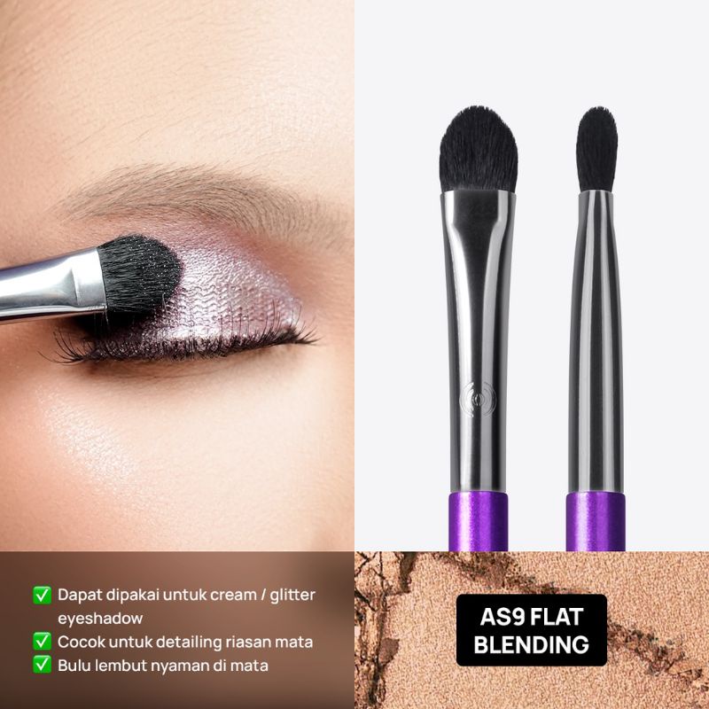 Jual HAQUHARA AMALA Eye Brush Set Kuas Makeup Mata Eye Set AS 5