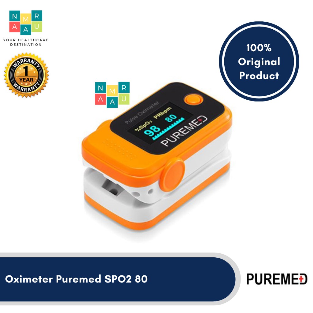 Jual Finger Pulse Oximeter 80 Puremed Oxymeter Alat Saturasi SPO2 Shopee Indonesia