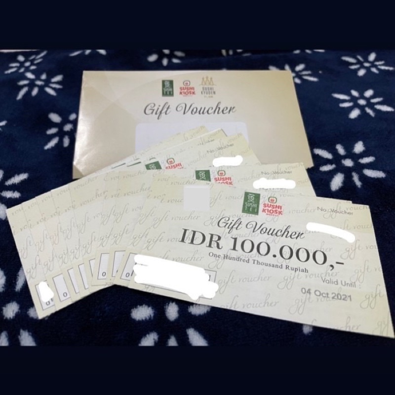 Jual voucher Sushi Tei 100 K Shopee Indonesia
