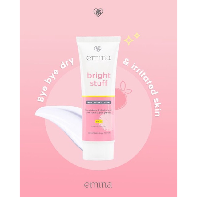 Jual Emina Bright Stuff Moisturizing Cream 20ml Pelembab wajah