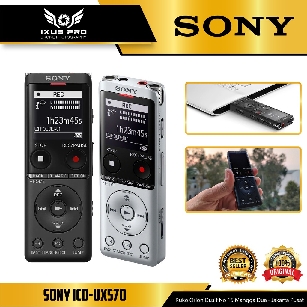 Jual SONY ICDUX570F Digital Voice Recorder ICDUX570 UX 570F UX570