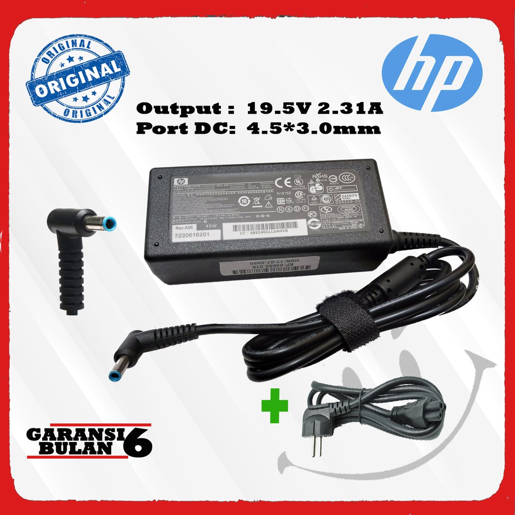 Jual Charger Laptop Hp 14 14S dk0073au pavilion 14 11 dk0024au Shopee Indonesia