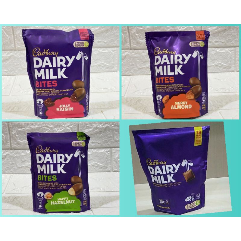 Jual cadbury dairy milk malaysia cadbury dairy milk bites raisin