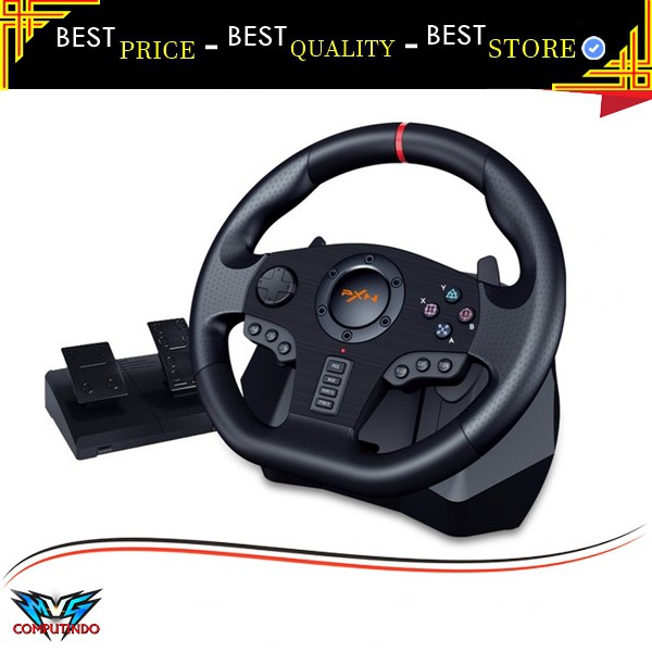 Jual PXN V900 PC Racing Wheel Steering Wheel with Pedals Gaming