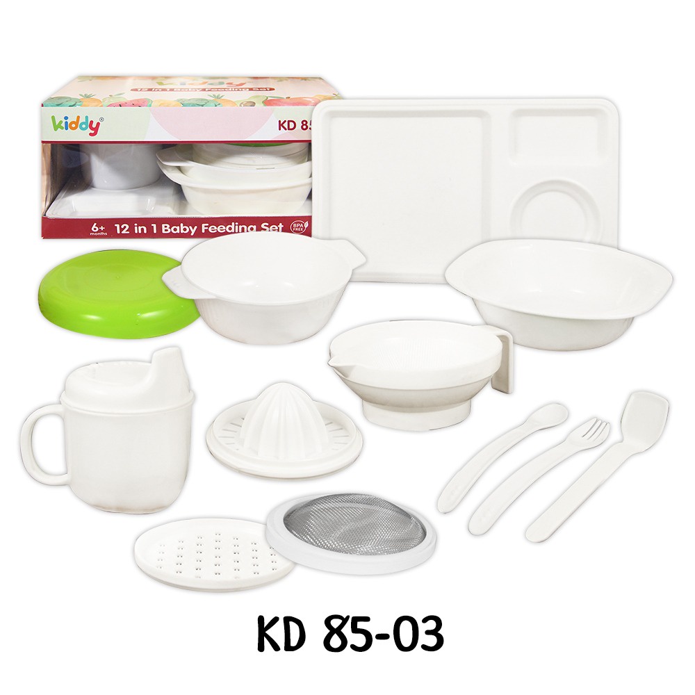 Jual Food Maker MPASI baby Set 12 in 1 Kiddy / perlengkapan MPASI (8503