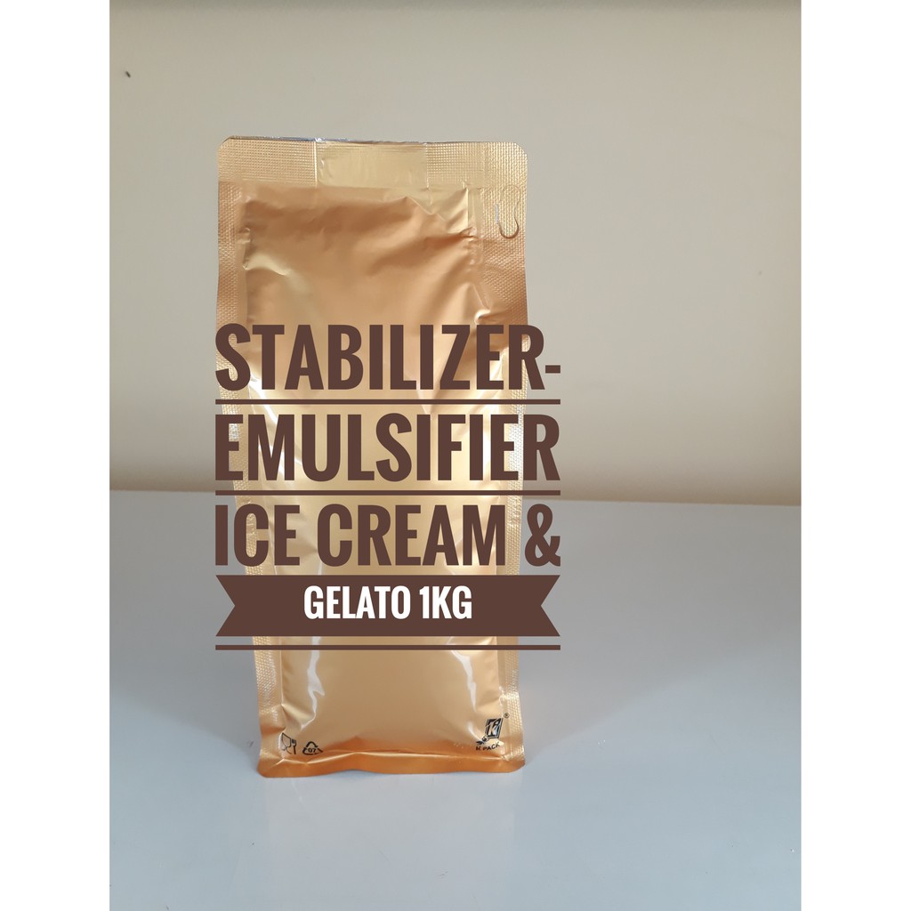 Jual StabilizerEmulsifier Ice Cream & Gelato [GOLD] 1 kg Shopee