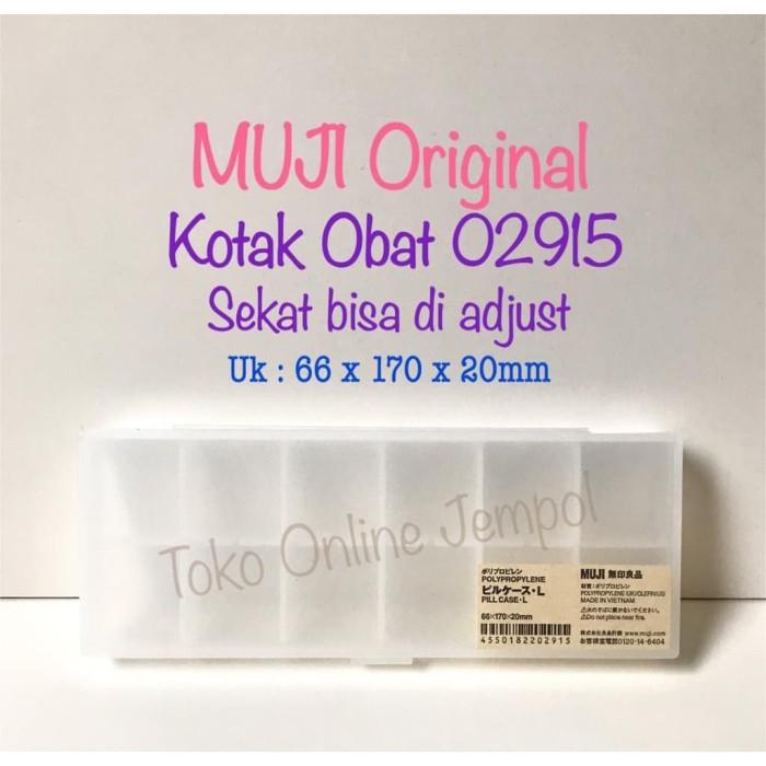 Jual Fik Pill Case 02915 Kotak Obat Muji Sekat Bisa Adjust Medicine