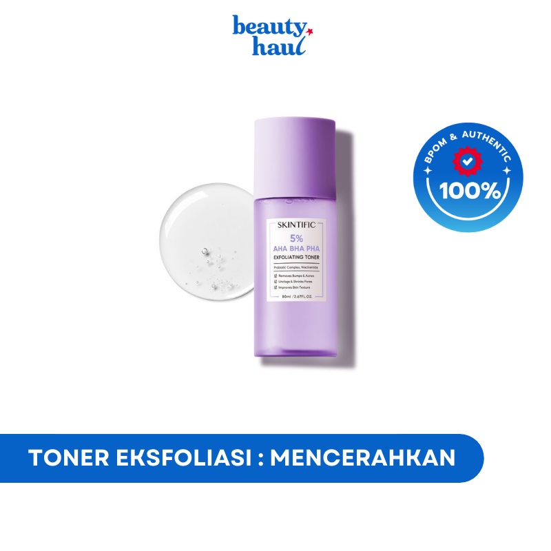 Jual SKINTIFIC 5 AHA/BHA Exfoliating Toner Shopee Indonesia
