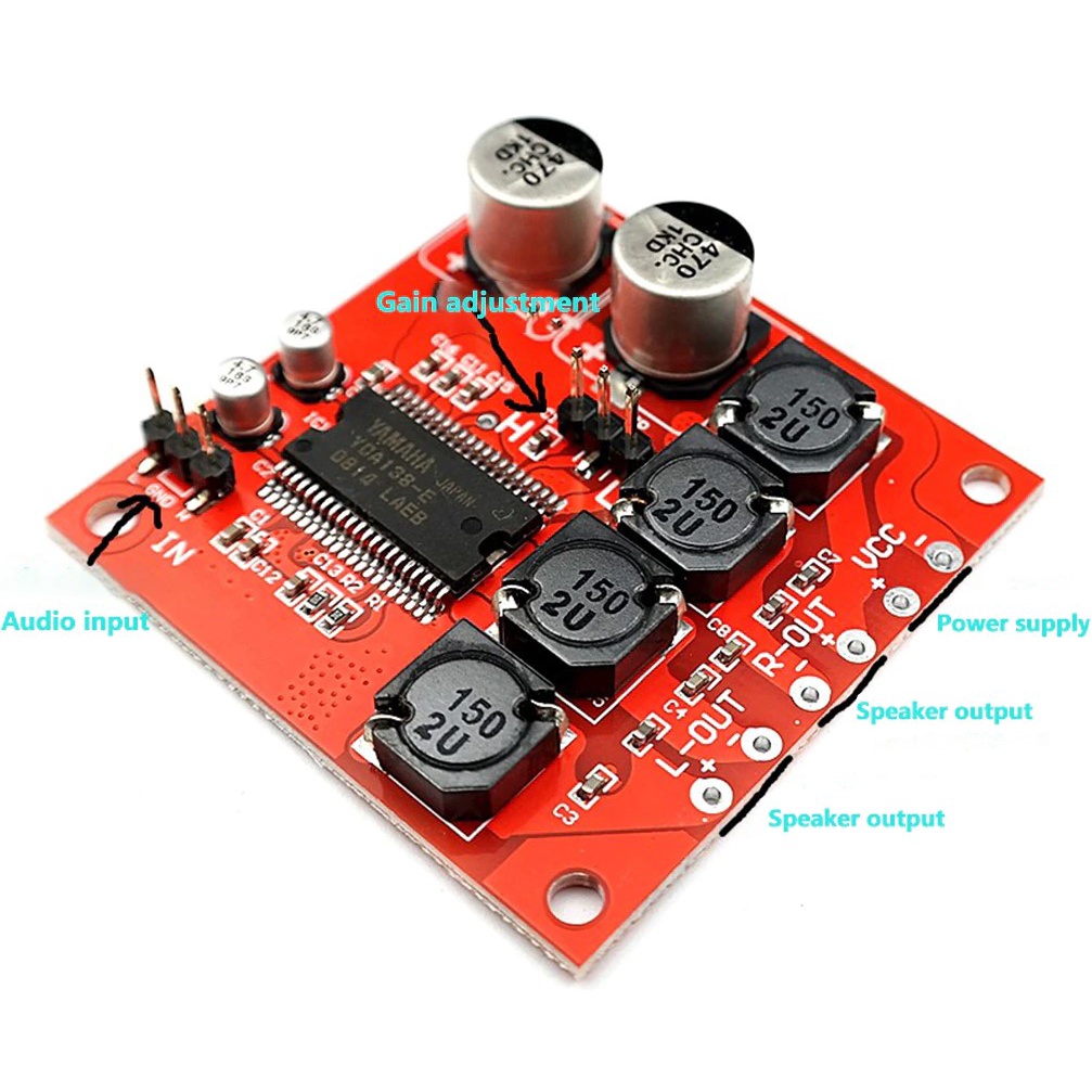 Jual Yamaha YDA138E Mini Digital Power Amplifier Board Shopee Indonesia