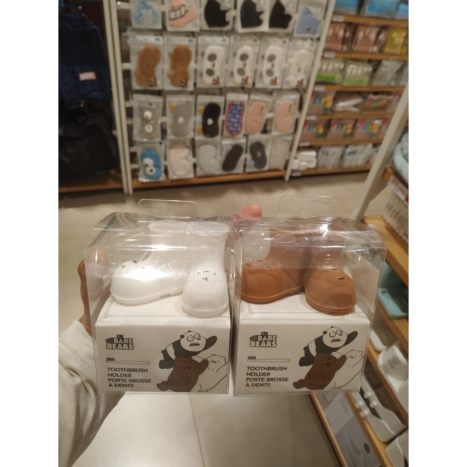 Jual MINISO Tooth Brush Holder We Bare [READY STOCK] Shopee Indonesia