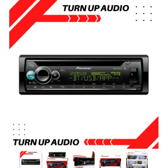 Jual Head Unit Tape Mobil Single Din DVD Pioneer DEHS5250BT USB