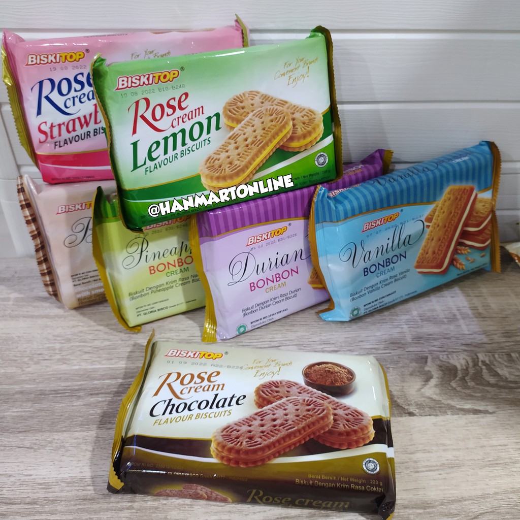 Jual Camilan BON BON SUPER CREAM 200g/ Biskitop Biskuit Hajatan