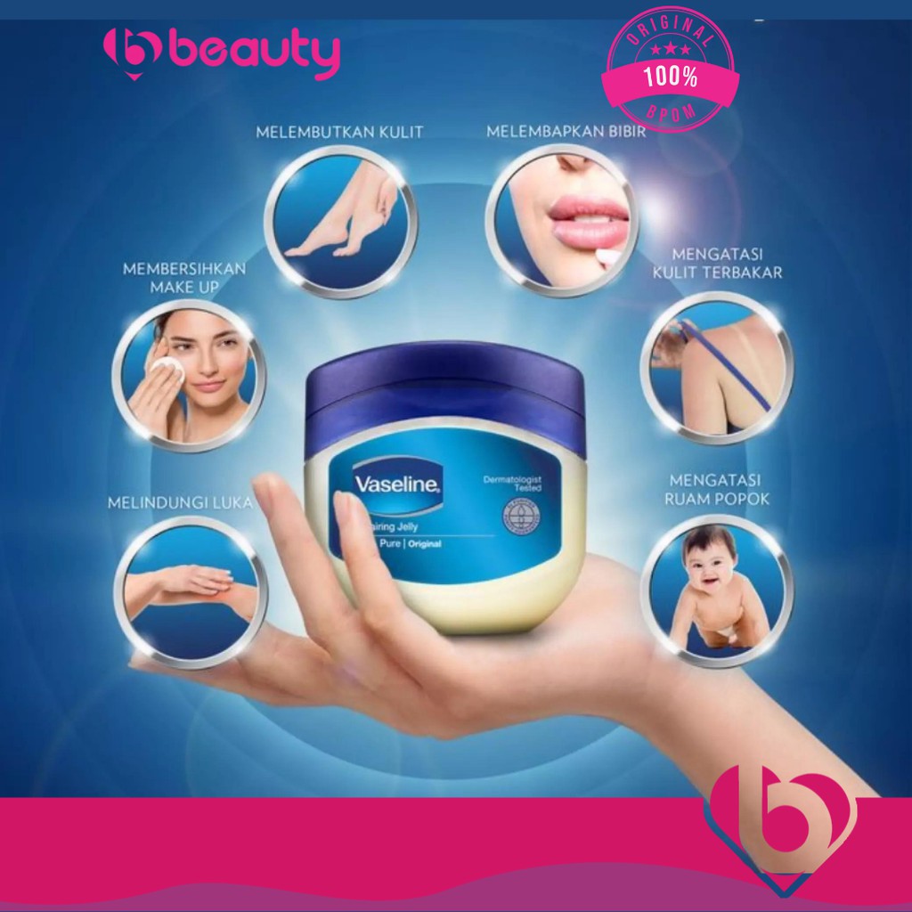 Jual BEAUTY VASELINE Petroleum Repairing Jelly Original / VASELINE