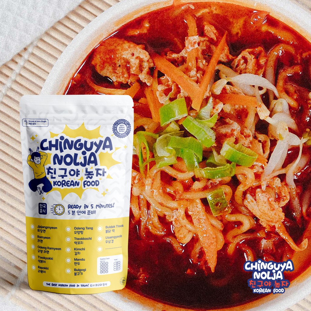 Jual Chinguya Nolja Ramyeon / Ramyun / Ramen Instan Hallal Korean