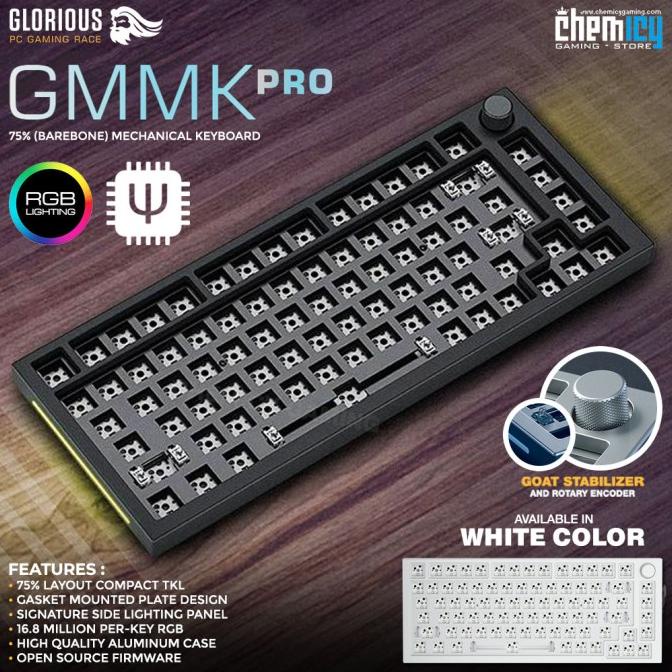 Jual Glorious Gmmk Pro 75 Tkl Rgb Modular Mechanical Gaming Keyboard