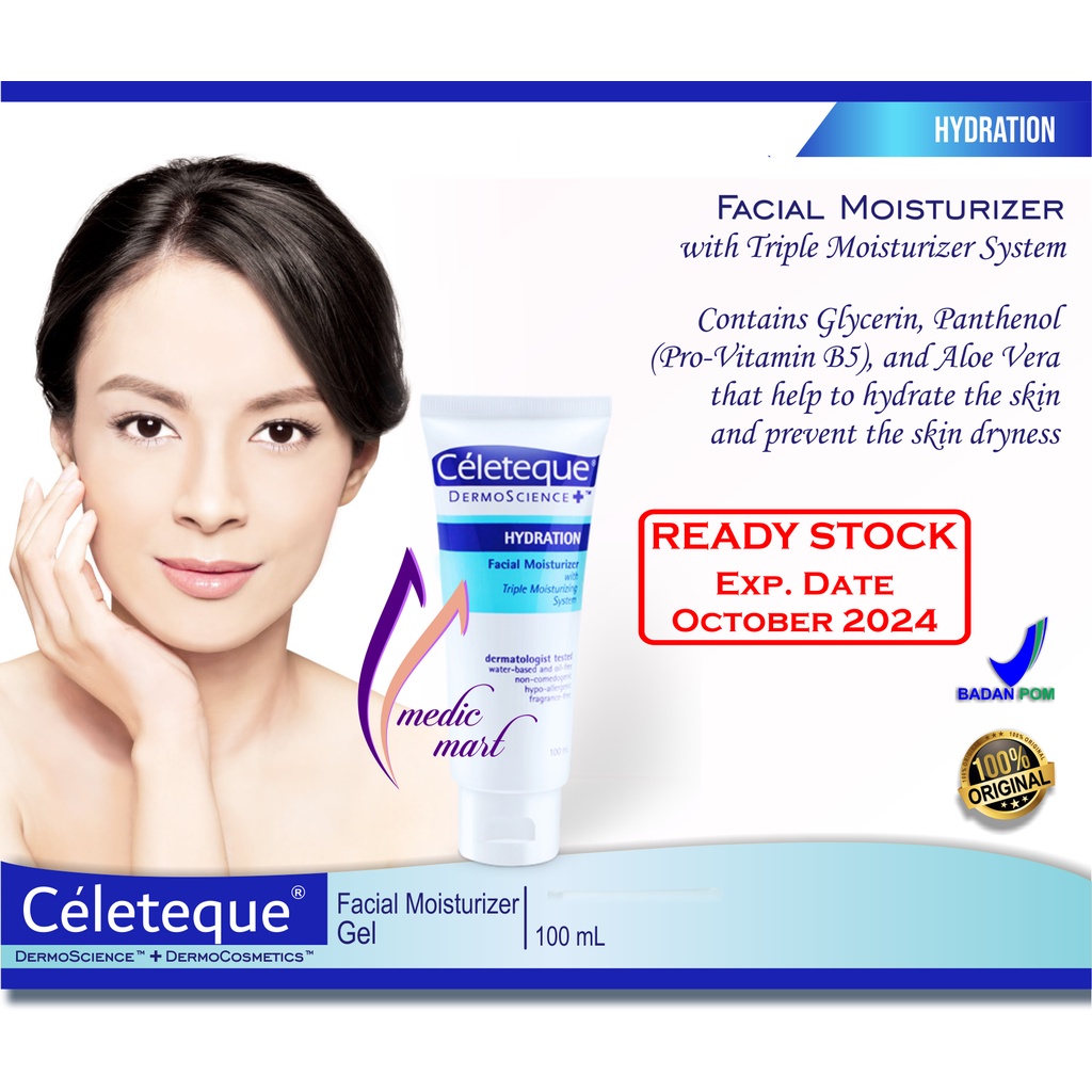 Jual CELETEQUE HYDRATION FACIAL MOISTURIZER 100 ML Shopee Indonesia