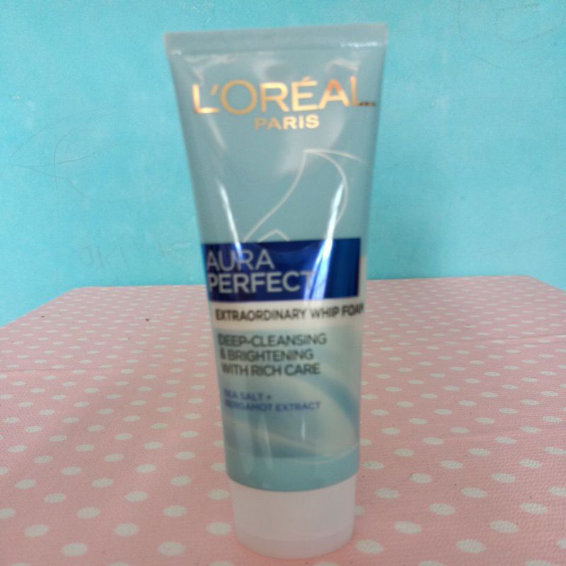 Jual Loreal Face Wash Aura Perfect 100ml (original) Shopee Indonesia