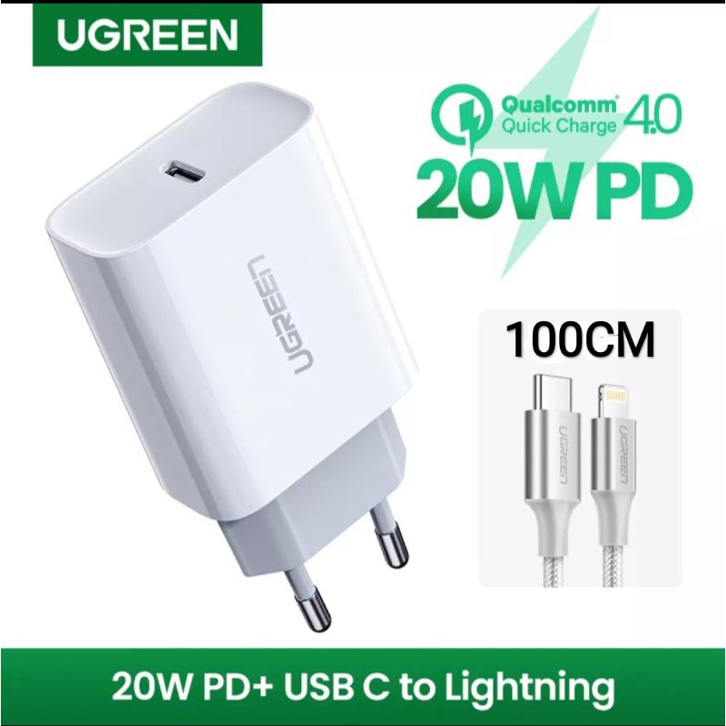 Jual Ugreen Fast Charger For iPhone 14 13 12 11 8 X XR XS MAX Original