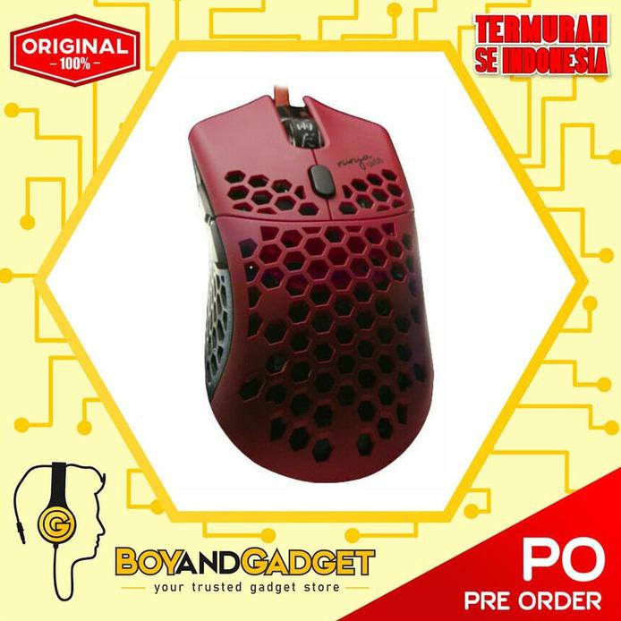 Jual FINALMOUSE X NINJA AIR58 CHERRY BLOSSOM RED WEIGHS ONLY 58