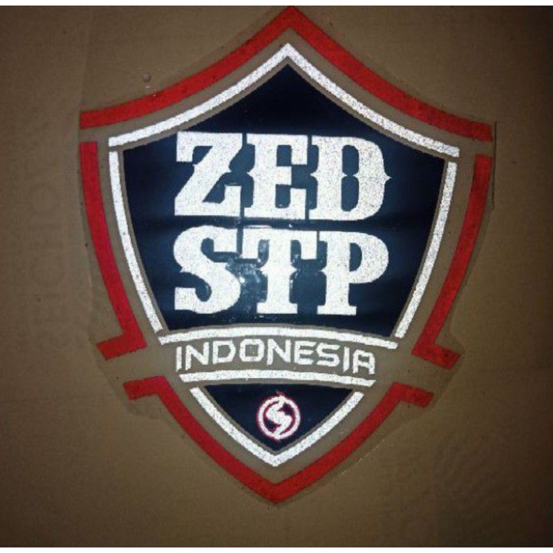 Jual sticker ZED STP ukuran 15x15cm Shopee Indonesia