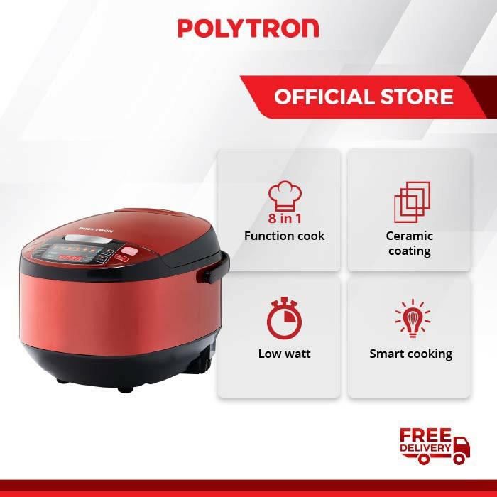 Jual MAGIC COM RICE COOKER POLYTRON TIARAPOT SMART MULTI COOKER PRC