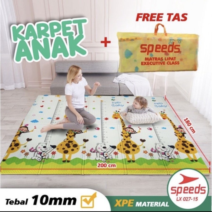 Jual Tikar lipat/ Karpet lipat Anak waterproof baby playmat Foam