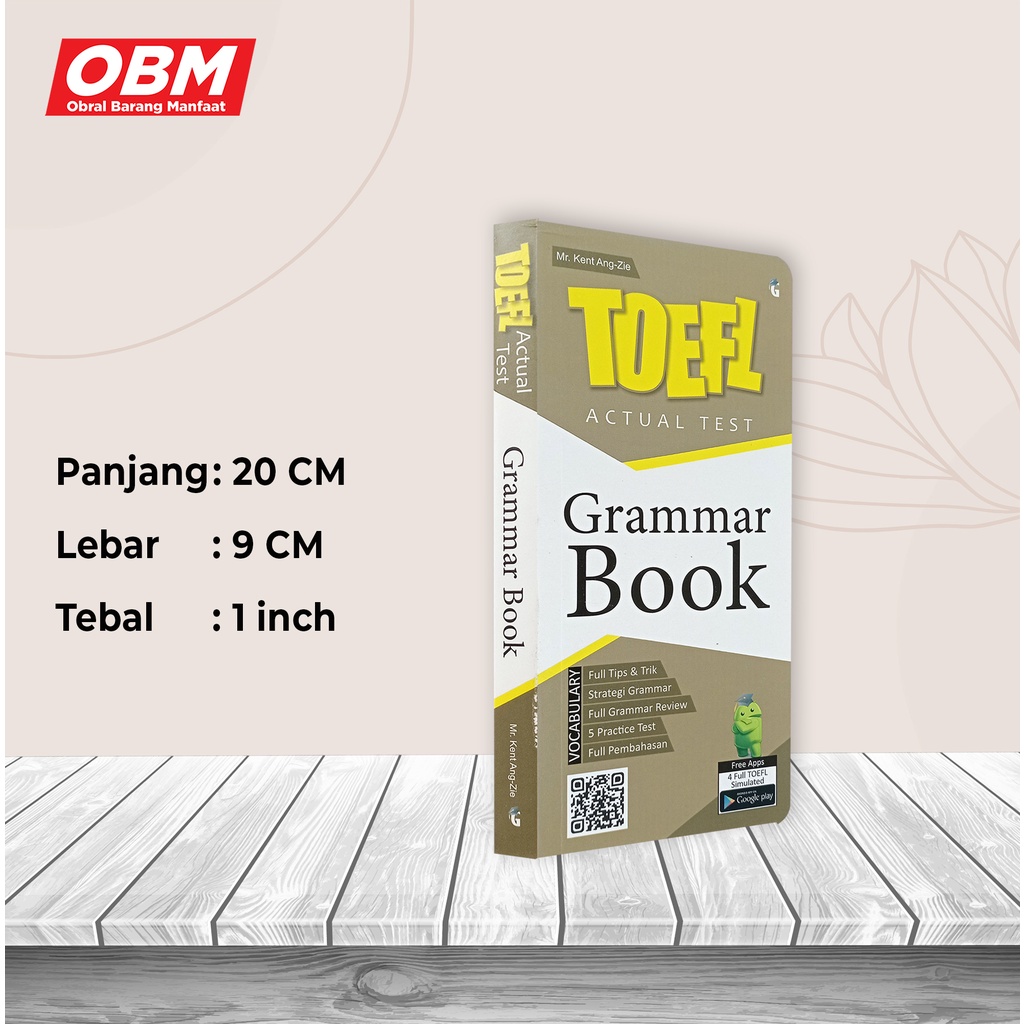 Jual BUKU TOEFL ACTUAL TEST GRAMMAR BOOK Shopee Indonesia