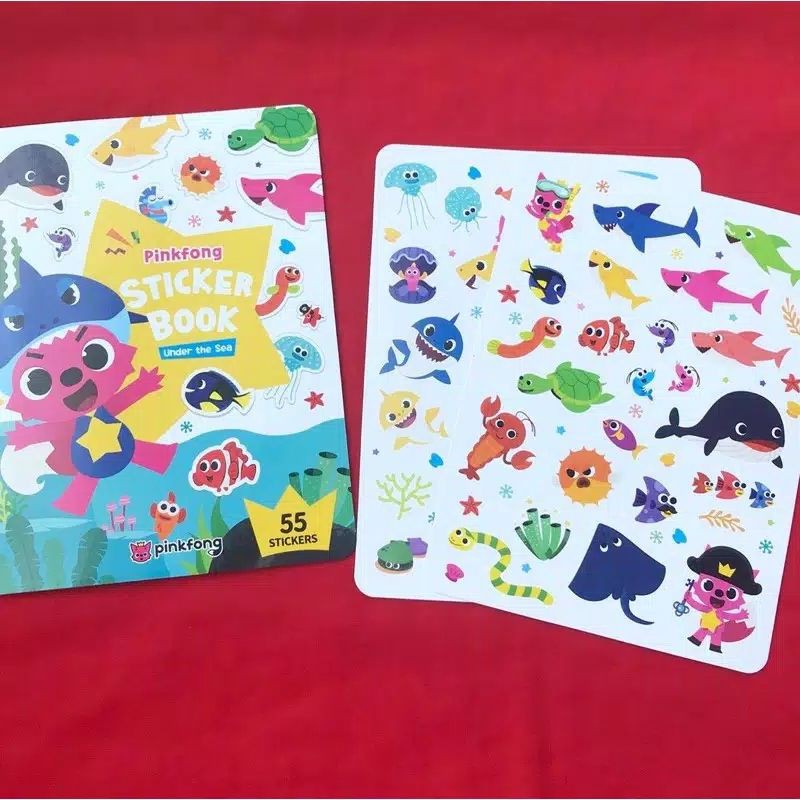 Jual Buku Stiker Pinkfong , Sticker Book PINKFONG Shopee Indonesia