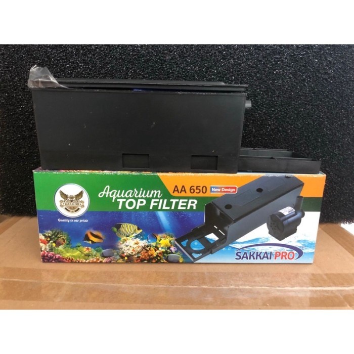 Jual Top Filter Aquarium SAKKAI PRO AA 650 Box Filter Complete dan