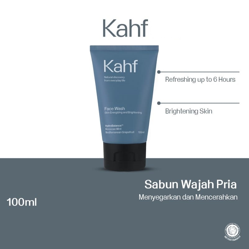 Jual KAHF FACIAL FOAM SKIN ENERGIZING AND BRIGHTENING FACE WASH