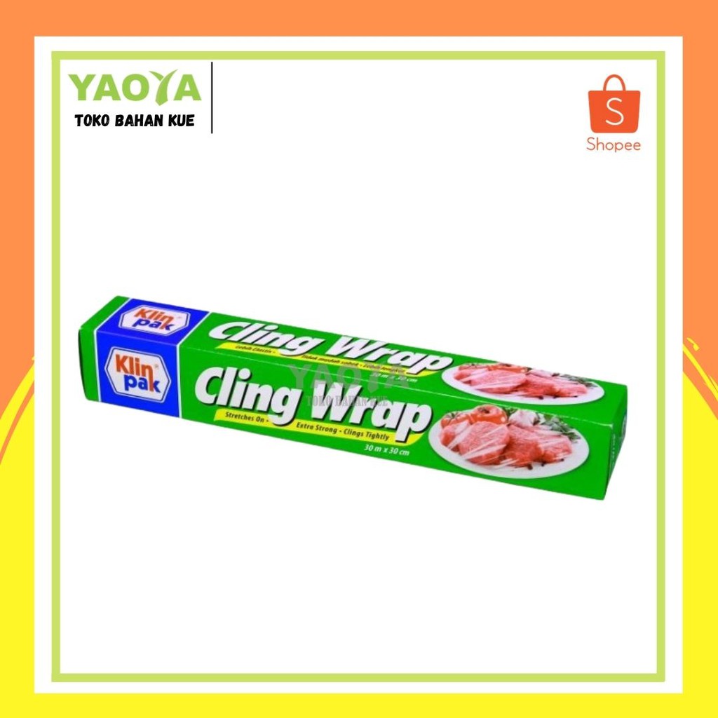 Jual KLIN PAK CLING WRAP BOX STD 30Mx30cm Shopee Indonesia
