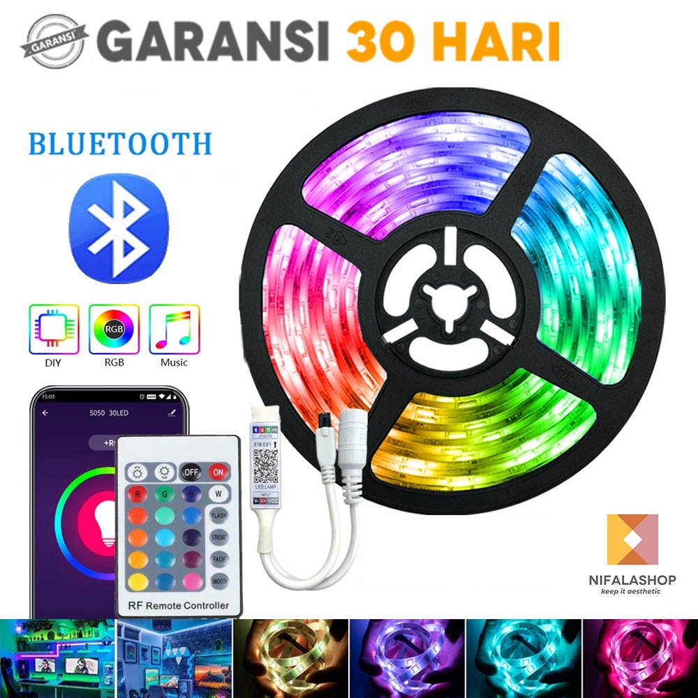 Jual LAMPU LED KAMAR TIDUR LED STRIP 3528 5050 LAMPU LED HIAS KAMAR