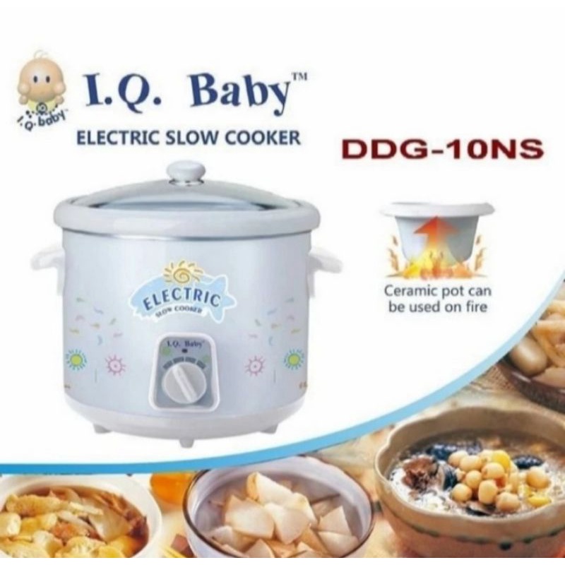 Jual IQ Baby Slow Cooker 1L Electric Slow Cooker IQ Baby Alat MPASI