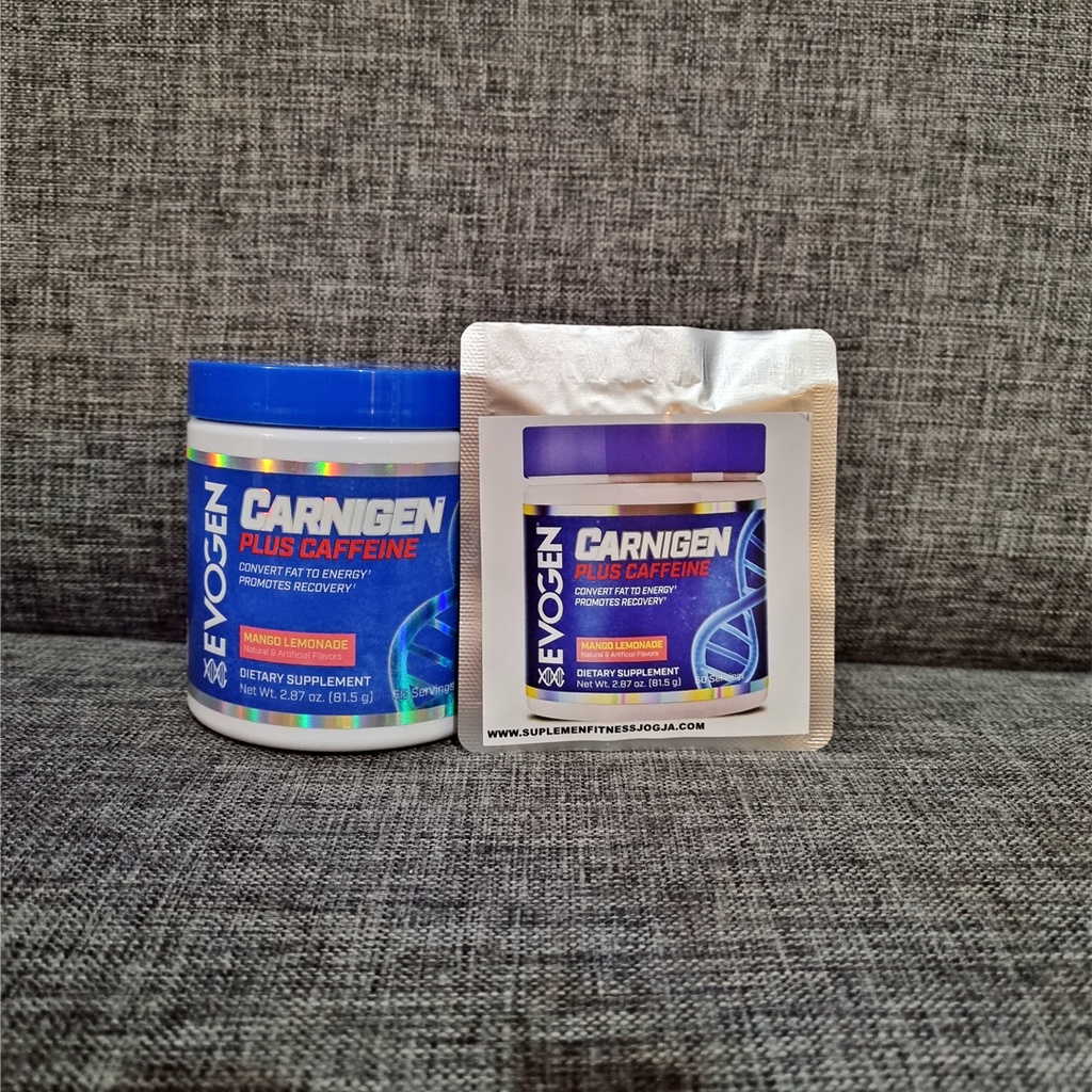 Jual EVOGEN CARNIGEN PLUS CAFFEIN 1 Serving Trial Pack Sachet (Fat