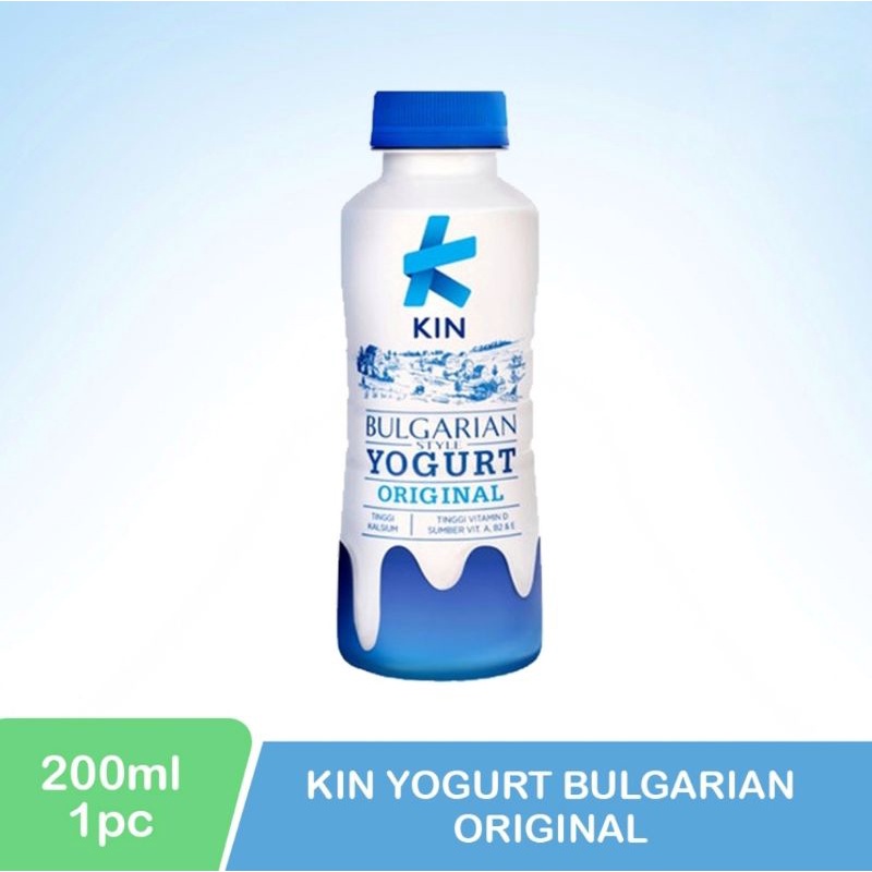 Jual KIN BULGARIAN YOGURT ORIGINAL 200 ml Shopee Indonesia
