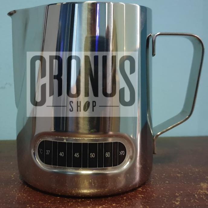 Jual Promo Milk Jug Milk Pitcher 600Ml With Thermometer Indicator