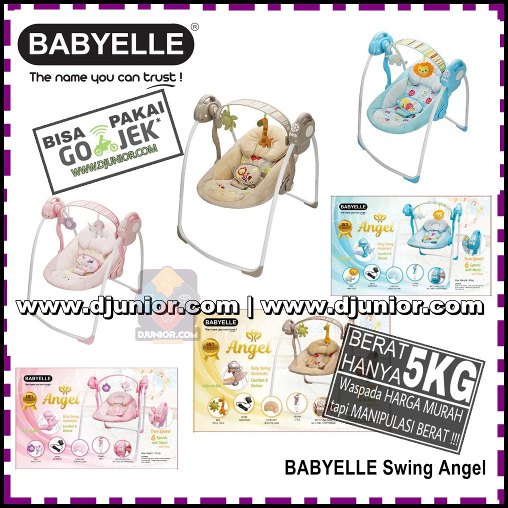 Jual BABY ELLE ANGEL OTOMATIS BABY SWING BOUNCER / BOUNCHER / BABYELLE