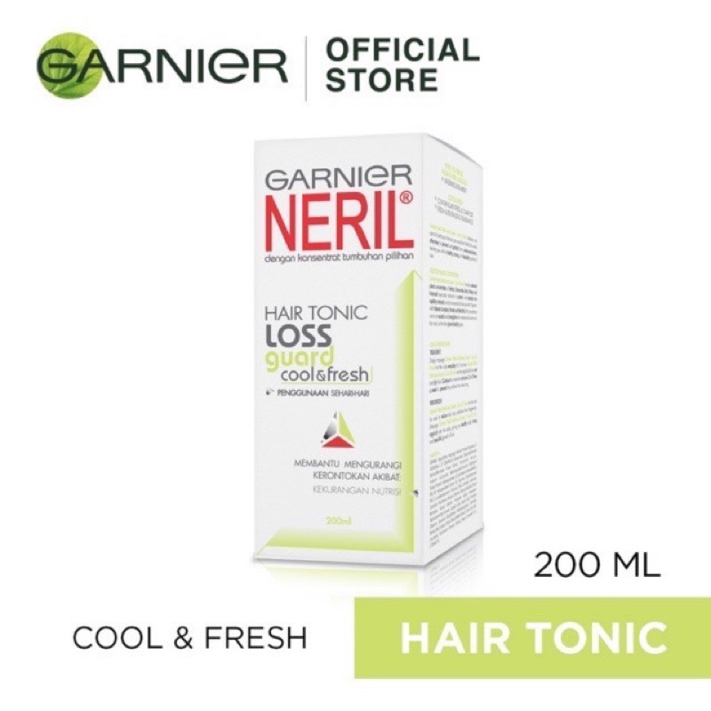 Jual GARNIER Neril Hair Tonic Loss guard cool & fresh 200ml Shopee