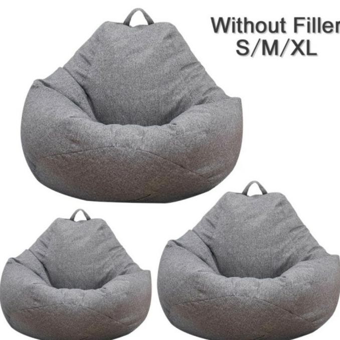 Jual Bean Bag Sofa Bed Kursi Tempat Duduk Bean Bag Bed Cover Besar 80