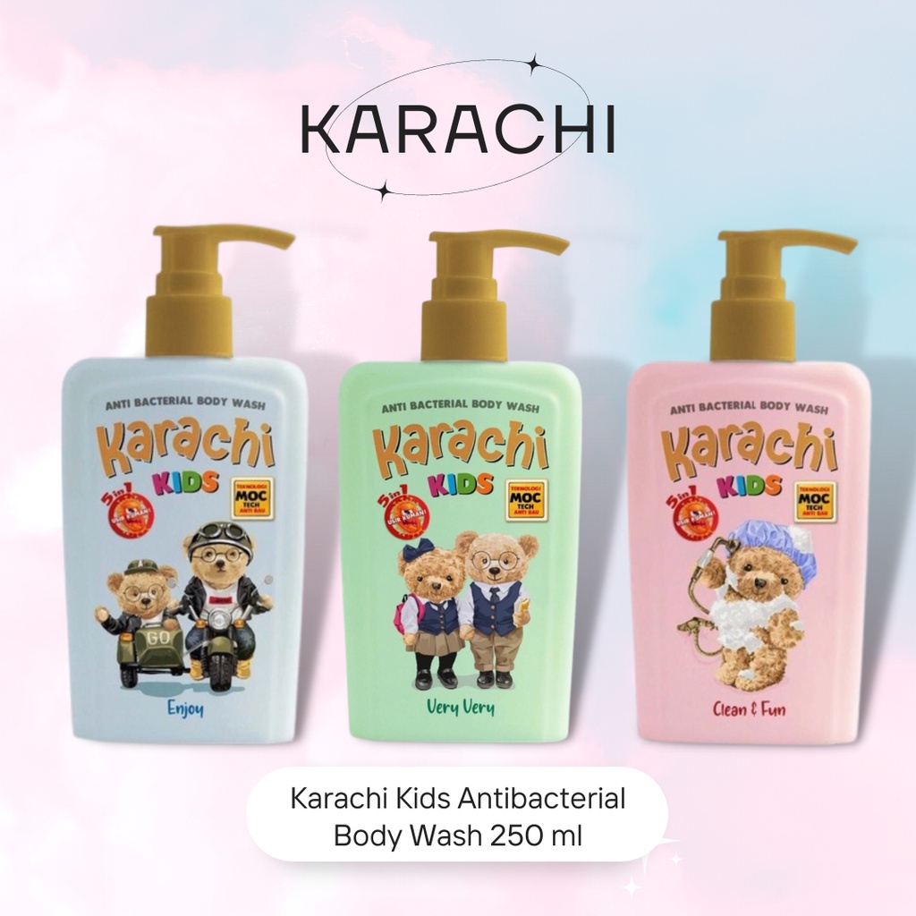 Jual BEAUTY Karachi Kids Antibacterial Body Wash Sabun Mandi Anak
