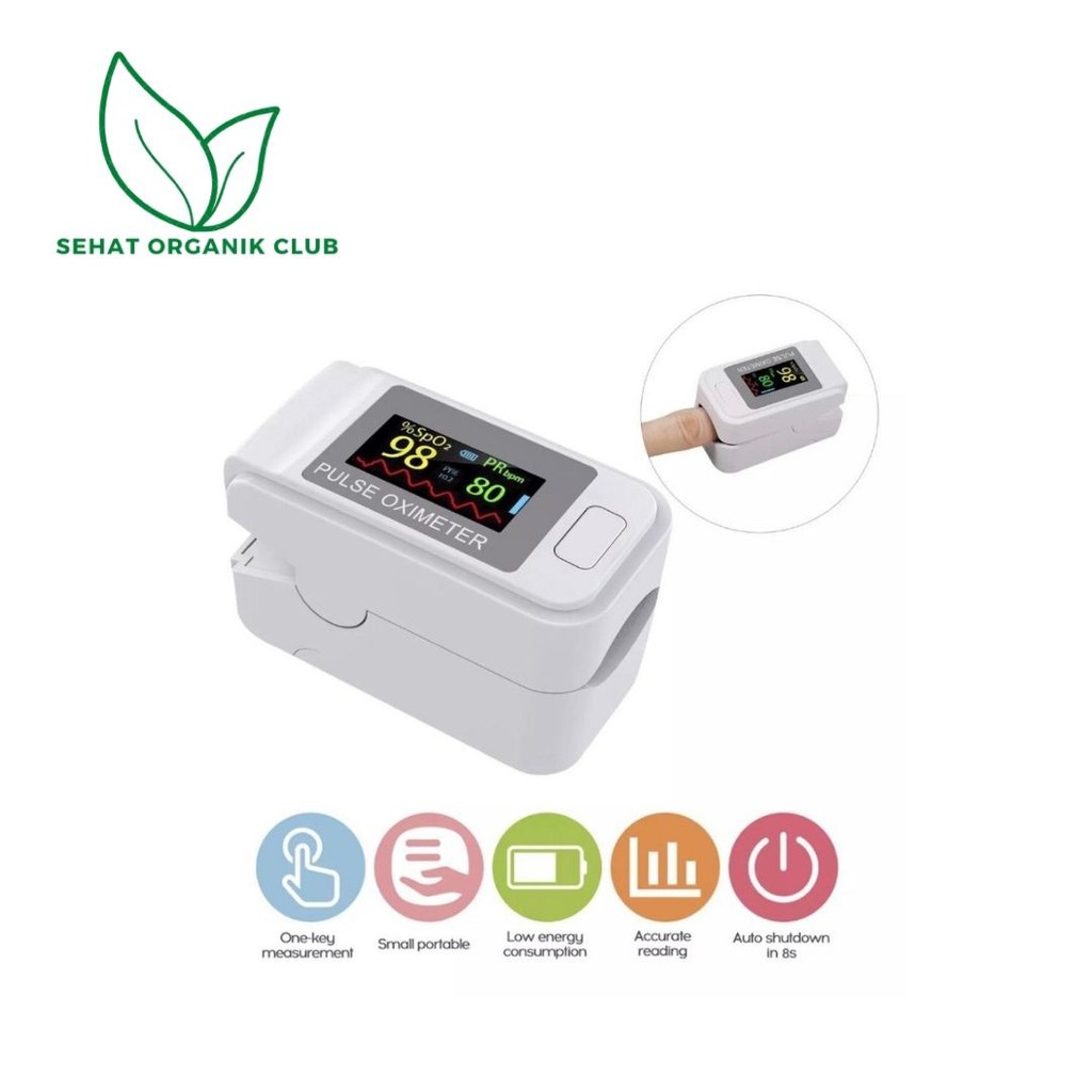 Jual Pulse Oximeter Fingertip LK89 Pulse Oxymeter Alat Ukur Oksigen