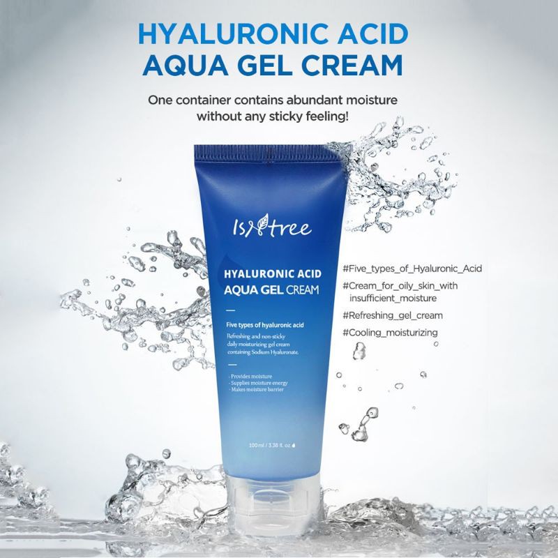 Jual ISNTREE hyaluronic acid aqua GEL CREAM 100ml / is&tree [ORIGINAL