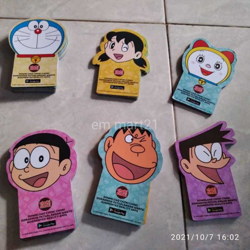 Jual kartu DORAEMON by choki choki Shopee Indonesia
