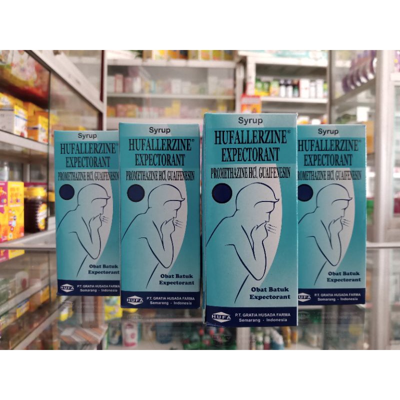 Jual HUFALLERZINE EXPECTORANT SIRUP 60 ml Obat Batuk Expectorant ED