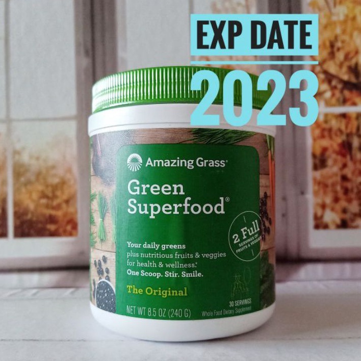Jual Amazing Grass Green Superfood Original 240 g Shopee Indonesia
