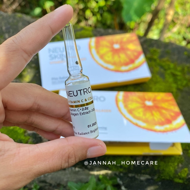 Jual NEUTRO SKIN VITAMIN C DAN COLLAGEN per ampul Shopee Indonesia